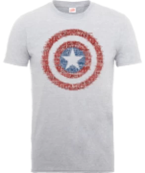 Image of Marvel Avengers Assemble Captain America Super Soldier T-Shirt - Grey - M