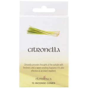 image of 12 Packs of Elements Citronella Incense Cones