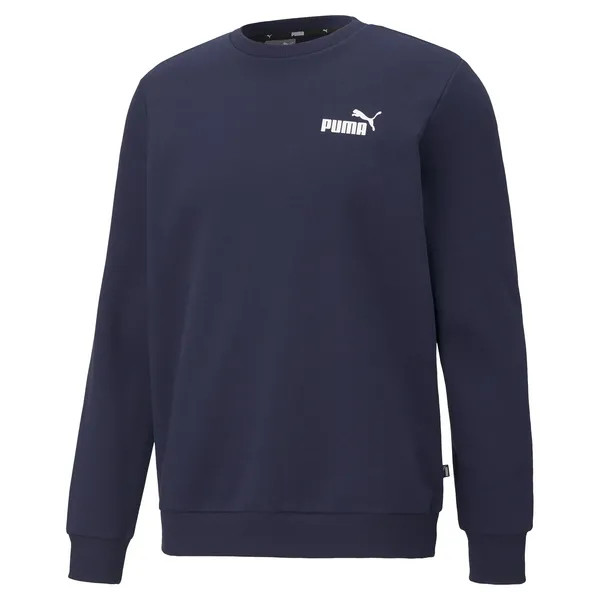 image of Puma Mens ESS Small Logo Crew Peacoat Large