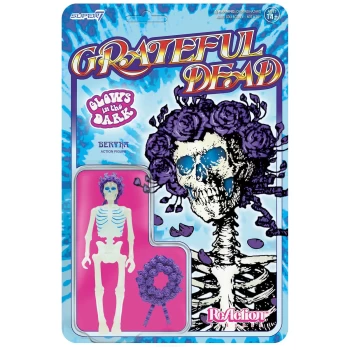 image of Super7 Grateful Dead ReAction Figure - Bertha (Glow-In-The-Dark)