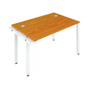 Image of Jemini 1 Person Extension Bench Desk 1600x800x730mm Nova Oak KF809289