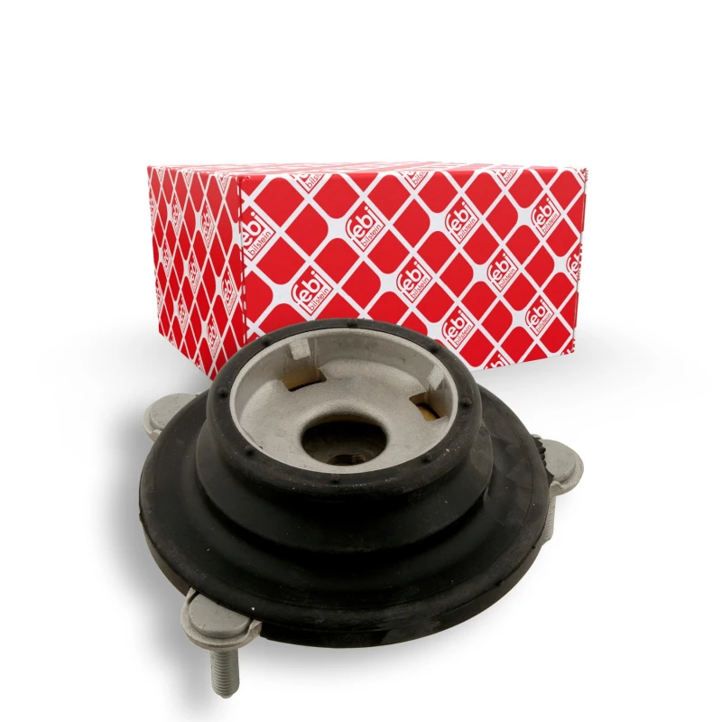 Image of FEBI BILSTEIN 31133 Top strut mount Front Axle Right, without ball bearing Elastomer Suspension Strut Support Bearing (1180)