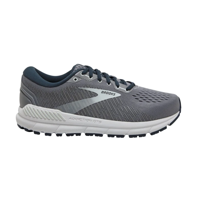 Image of Shoes Brooks Addiction GTS 15 Gray Blue Womens, Size 38 - EUR