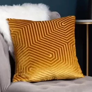 Image of Evoke Velvet Cushion Gold