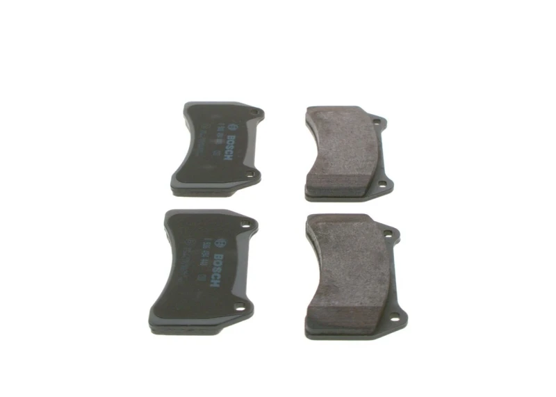 Image of Bosch 0 986 494 448 Brake pad set with mounting manual Low-Metallic Brake Pad Set,disc brake (402)