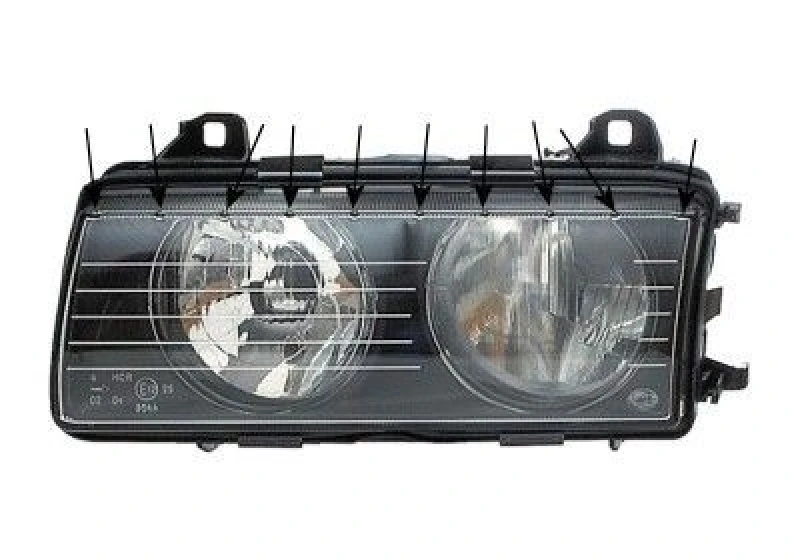 Image of VAN WEZEL Headlight VAN WEZEL 0640965