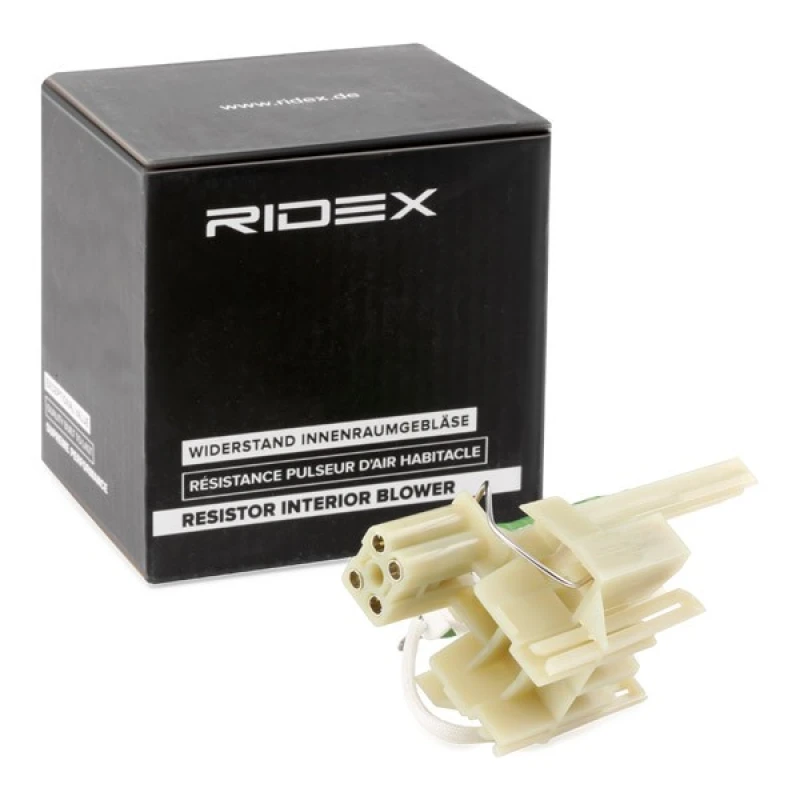Image of Blower motor resistor RIDEX 2975R0030