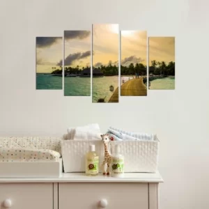 Image of 5PMX-116 Multicolor Decorative MDF Painting (5 Pieces)