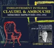 image of Paul Claudel & Jean Amrouche: Memoires Improvises : 1951-1952