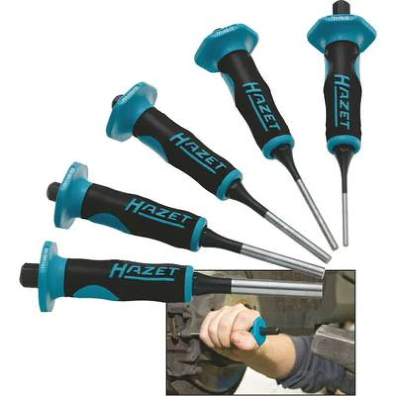 Image of Hazet Hazet 5 Piece. Cotter pin driver set with hand protection 751HS/5 751HS/5
