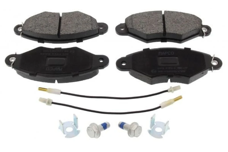 Image of MAPCO 6472 Brake pad set Front Axle, incl. wear warning contact Brake Pad Set,disc brake (402)