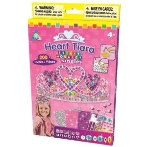 image of Sticky Mosaics Heart Tiara Craft Kit