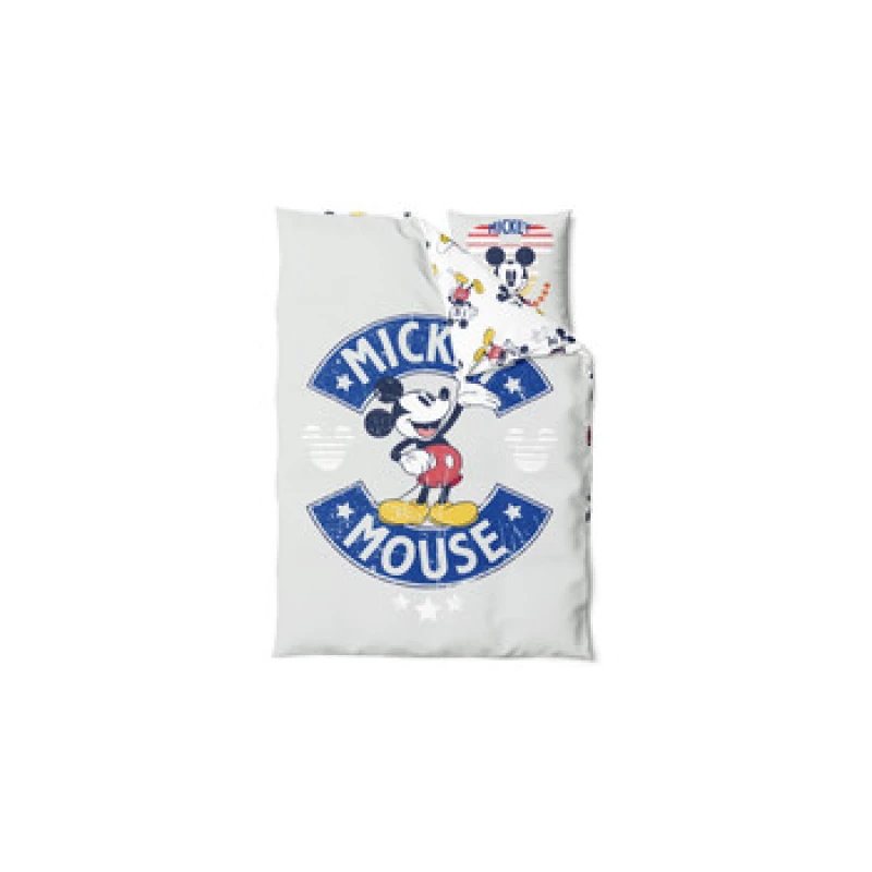 Image of Mickey Vintage Duvet Cover Set in Cotton