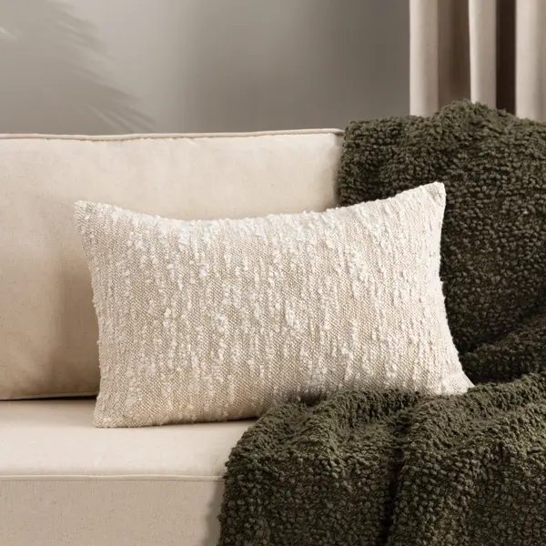 Image of Eloise Cushion Natural, Natural / 40 x 60cm / Polyester Filled
