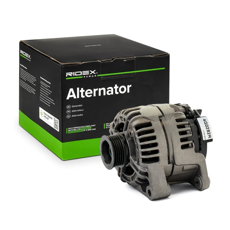 Image of RIDEX REMAN 4G0282R Generator Alternator Charging Current: 100A, Voltage: 12V Alternator (4)