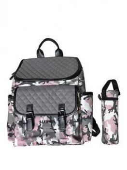 image of My Babiie Mawma By Nicole 'Snooki' Polizzi Pink Camo Changing Bag