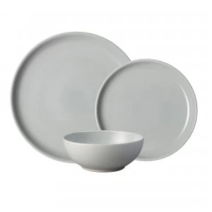 image of Intro Soft Grey 12 Piece Tableware Set