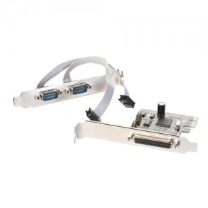 Image of i-tec PCI-Express Card 2x Serial RS232 + 1x Parallel DB25
