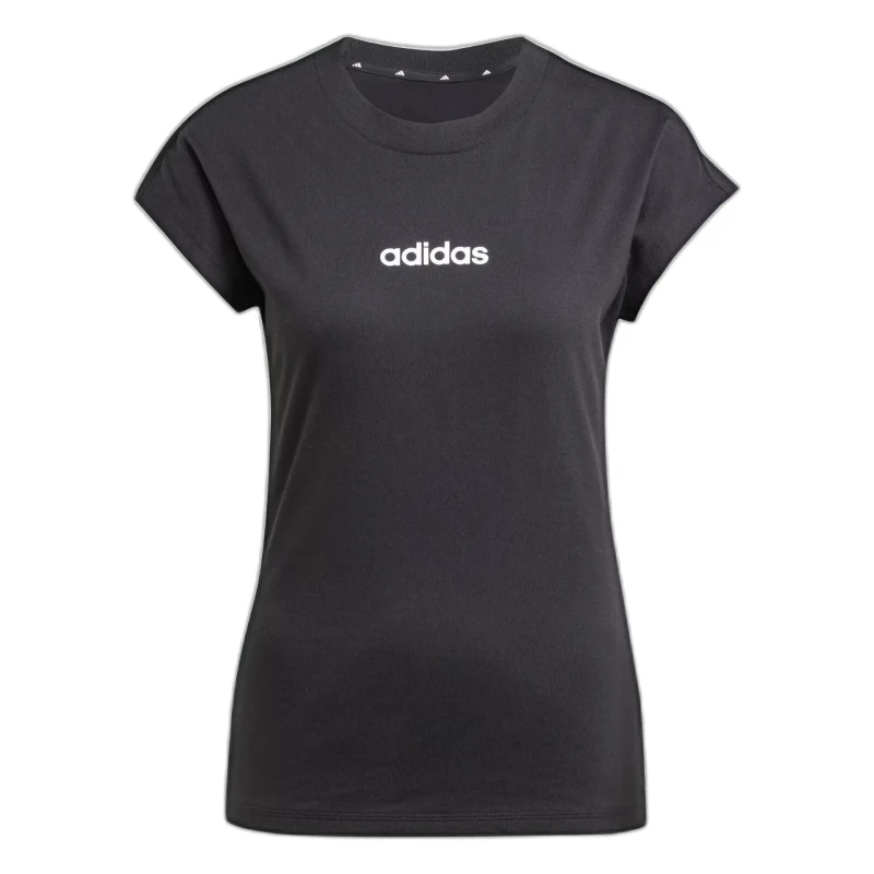 Image of Adidas Womens T-Shirt adidas Essentials Linear Noir Female M