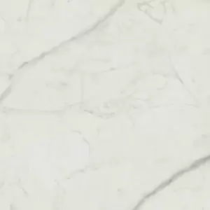 White Polished Marble Effect Floor/Wall Tile 797mm x 797mm - Ampla