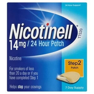 image of Nicotinell 14mg 24 Hour Patch Nicotine 7 Day Supply