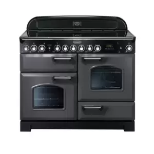Image of Rangemaster CDL110ECSL/C (124290) CLASSIC DELUXE 110cm Ceramic Range Cooker, Slate/C
