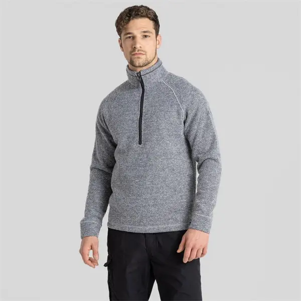 Image of Craghoppers Rubeus Half Zip - SftGryM/BlkP XL