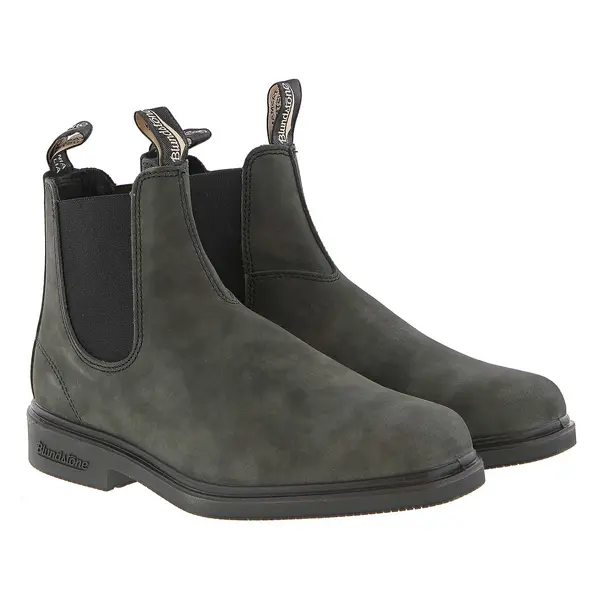 Image of Blundstone Mens 1308 Rustic Black Chelsea Ankle Boots - UK 7