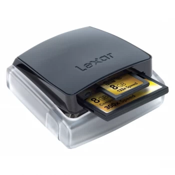 Image of Lexar Professional USB 3.0 Dual Slot Reader Compatible with SD and UDMA Flash Memory Cards