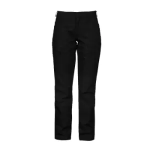 image of Projob Womens/Ladies Stretch Cargo Trousers (26R) (Black)