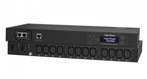 image of CyberPower PDU15SWHVIEC12ATNET Pdu - Ats Switch 230v/15a 1u - 12x Iec