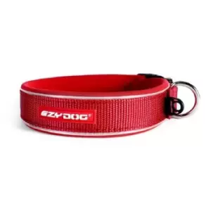 image of EzyDog Neo Classic Red Dog Collar Large