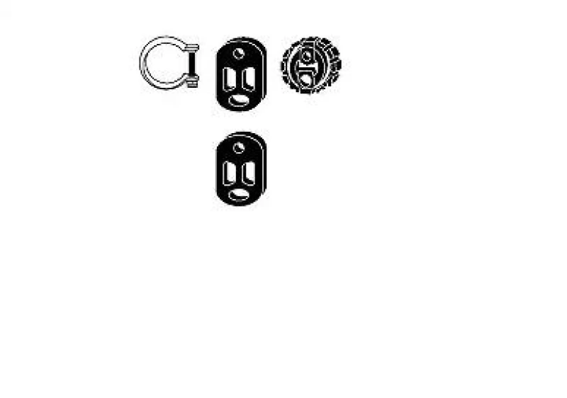 Image of VEGAZ CA-89 Mounting Kit, exhaust system Mounting Kit,exhaust system (1127)