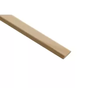 Image of Wickes Pine D-shape Moulding - 34mm x 8mm x 2.4m