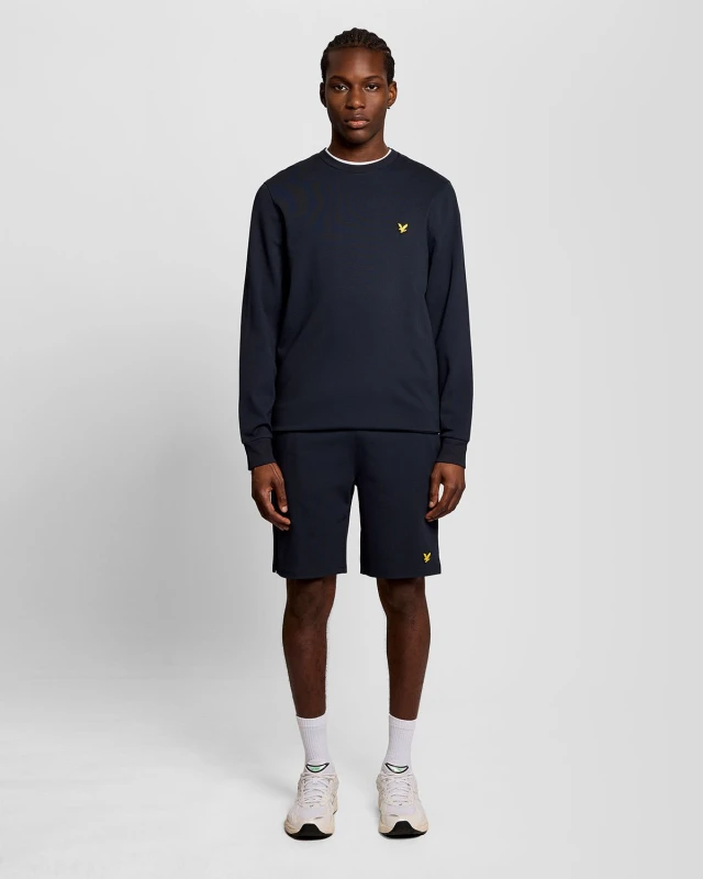Image of Lyle & Scott Mens Sports Lightweight Sweat Shorts in Navy