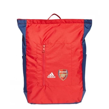 Image of adidas Arsenal Backpack Unisex - Scarlet / Mystery Blue
