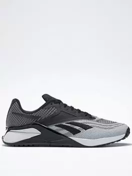 image of Reebok Nano X2 Shoes, Grey/White, Size 3.5, Women