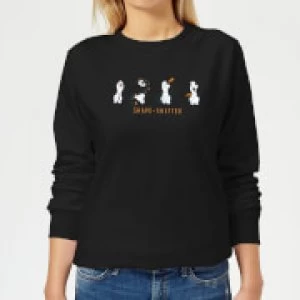 Image of Frozen 2 Shape Shifter Womens Sweatshirt - Black