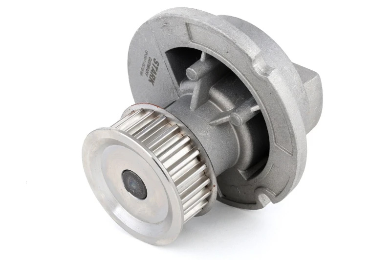Image of STARK SKWP-0520095 Water pump Number of Teeth: 23, Cast Aluminium, with belt pulley, with water pump seal ring Cast Aluminium Water Pump (1260)