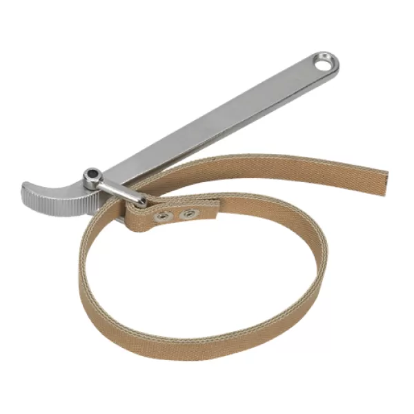 Image of Genuine SEALEY AK6404 Oil Filter Strap Wrench 60-140mm Capacity