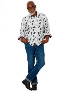 Image of Joe Browns Flying High Shirt - White Size M Men