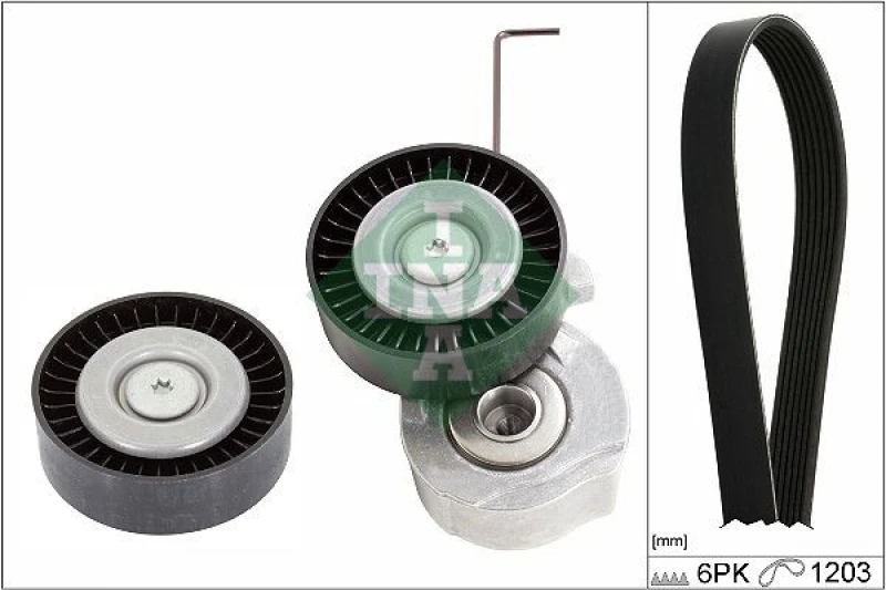 Image of V-Ribbed Belt Set INA 529 0320 10