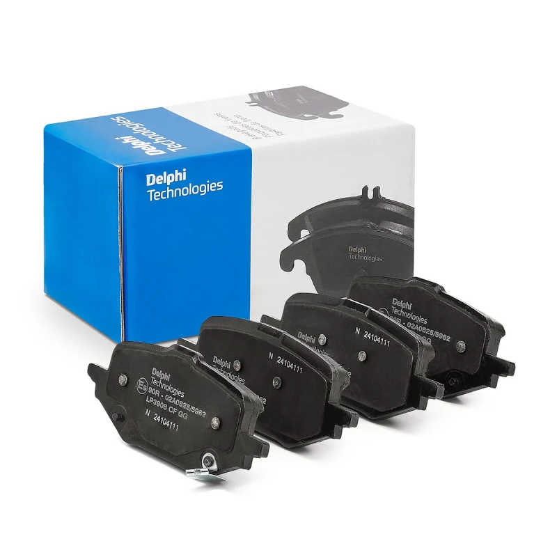 Image of DELPHI Brake pad set DELPHI LP3908