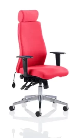 Image of Onyx Bespoke Colour With Headrest Post Box Red