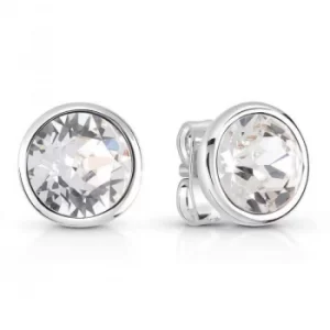 Ladies Guess Miami Silver Earrings