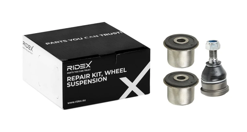 Image of RIDEX 771R0126 Repair Kit, wheel suspension Front Axle Left, with rubber mount Repair Kit,wheel suspension (771)