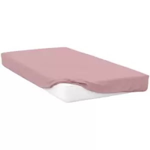 Image of Belledorm 400 Thread Count Egyptian Cotton Extra Deep Fitted Sheet (Superking) (Blush) - Blush