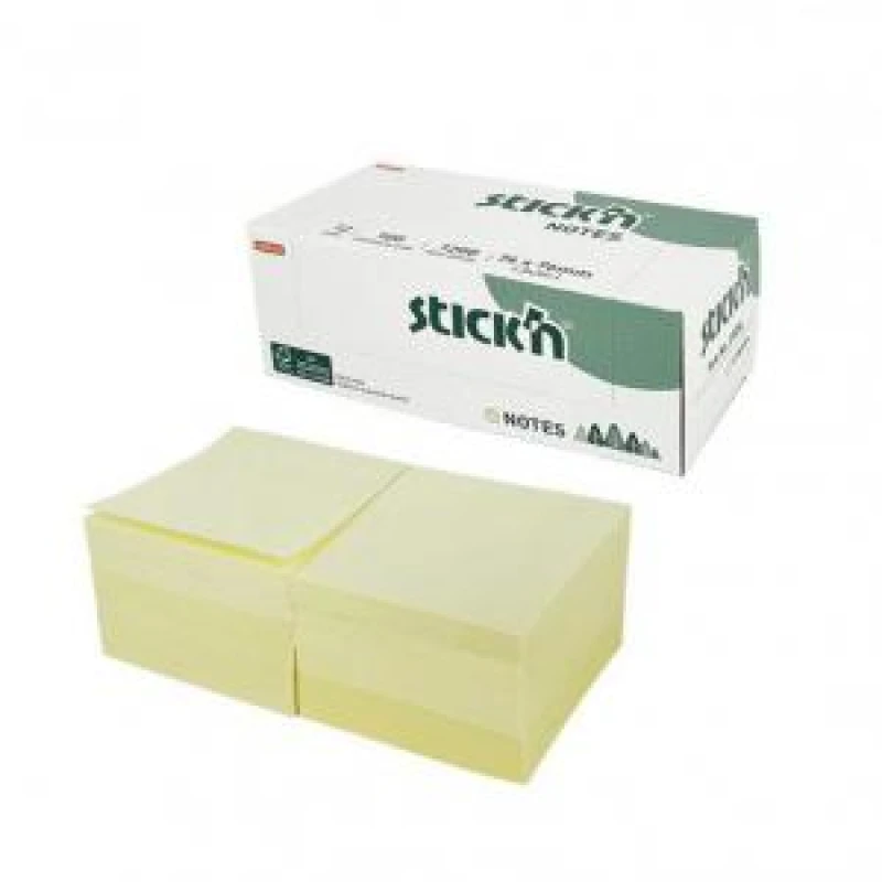 Image of STICK N Stickn FSC Sticky Notes 76x76mm 100 Sheets Per Pad Pastel...