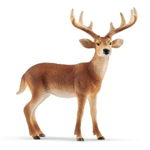 Image of SCHLEICH Wild Life White-Tailed Buck Toy Figure