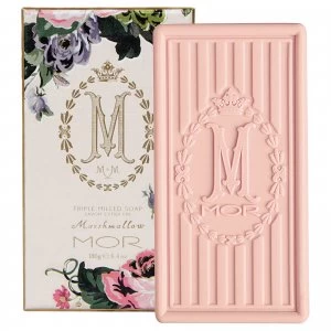 image of MOR Boxed Triple Milled Marshmallow Soap 180g